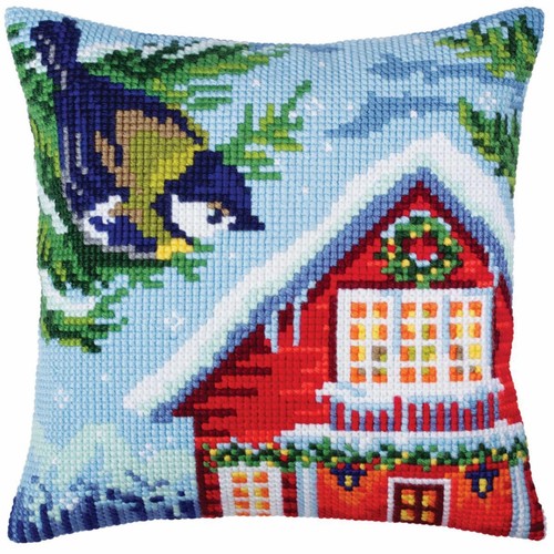 Cuscino punto croce cda - cuscino, a