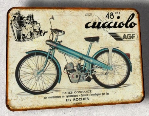 Plaque metal vintage - , ducati