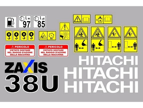 Hitachi zx38u decalcomanie - zx38u-5a,