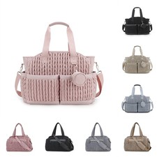 Borsa mamma trapuntata ricamo