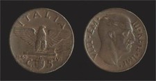 5 CENTESIMI 1940 IMPERO - VITTORIO EMANUELE III