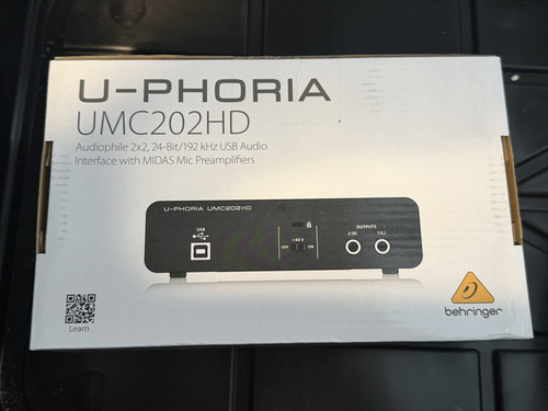 Behringer umc202hd phoria - behringer, u-phoria