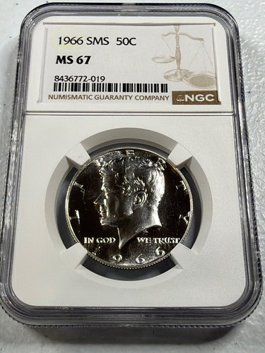 1966 kennedy mezzo dollaro - kennedy, us