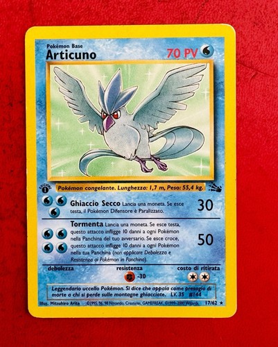 Lotto carte pokemon articuno - pokemon,