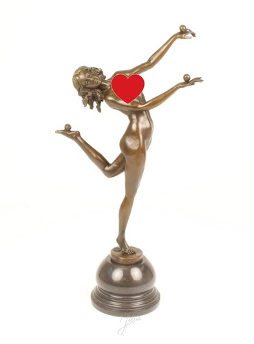 Scultura bronzo donna - scultura,