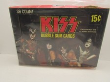 KISS Bubble Gum Cards 1978 EMPTY BOX Aucoin Donruss NO CARDS Gene PAUL Ace PETER