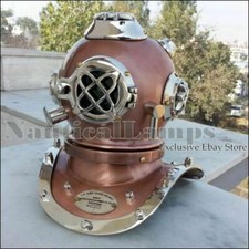 Antico casco subacqueo fatto a