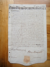 1663-PERGAMENA-Sentenza-Card. PALUZZO PALUZZI DEGLI ALBERTONI autografo+