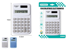 CALCOLATRICE ELETTRONICA DA TAVOLO 8 CIFRE DISPLAY GRANDE UFFICIO SCUOLA LAVORO