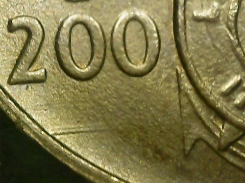 200 lire 1997 errore linee - 1997,