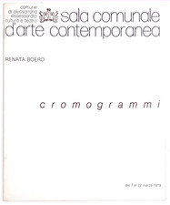Renata BOERO - CROMOGRAMMI -