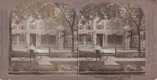 STEREOVIEW - Canton Ohio - Casa del Presidente McKinley (C.H.Graves) 1902