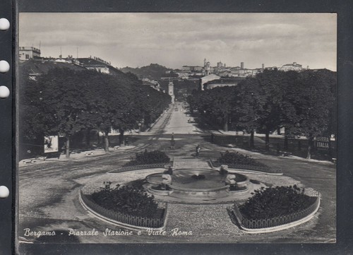 Cartolina bergamo piazzale - bergamo,