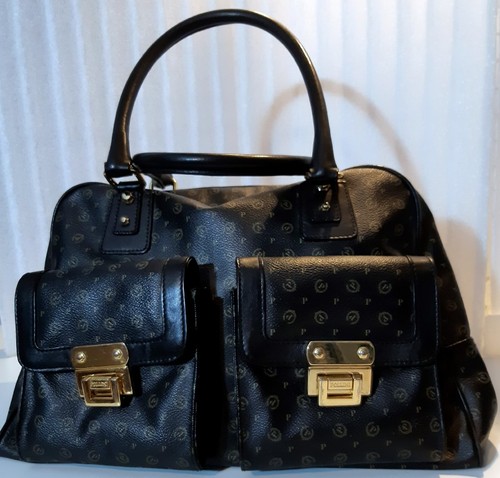 Borsa pollini vintage nera - borsa,
