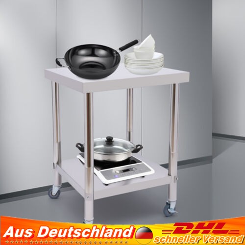 Tavolo acciaio inox 60x60 - in,
