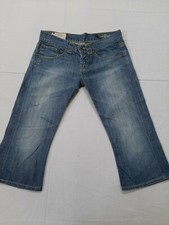 Dondup marylin jeans Short pantaloncino bermuda gonna donna woman tg 40 26 blu