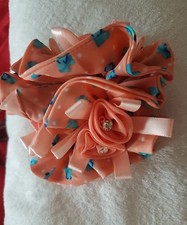 Elastico per capelli rose, elastico fermacapelli fiore strass