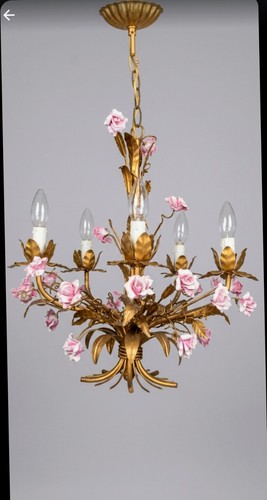 Lampadario stile floreale - stile,
