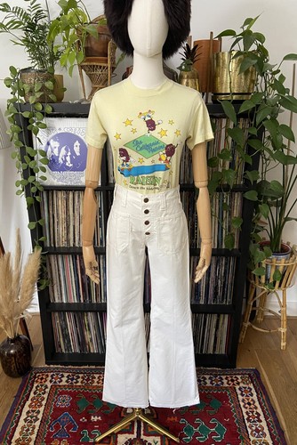 Jeans svasati bianchi vintage