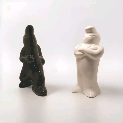 Coppia sculture ceramica - coppia,