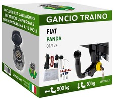 Gancio verticale estraibile - verticale,