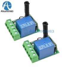2PCS 433MHZ DC12V 10A 1CH