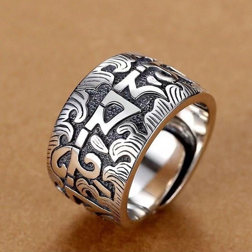 Anello uomo aperto buddista - uomo,