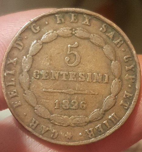 Italie centesimi 1826 - 5,