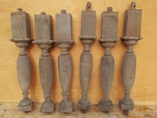 ANTICHE COLONNE IN NOCE DI UNA BALAUSTRA EPOCA ‘700