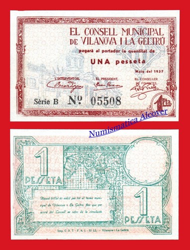 Billete local vilanova - billete, i