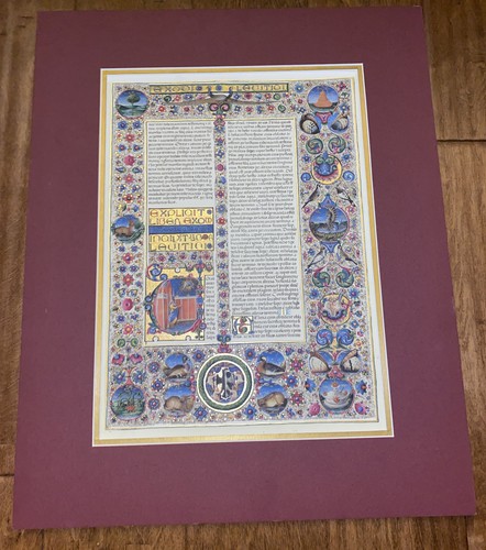 1455 bible borso este - 1455, d'este