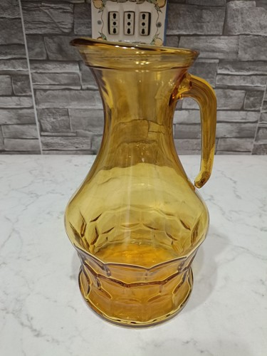 Brocca caraffa vetro ambrato - caraffa,