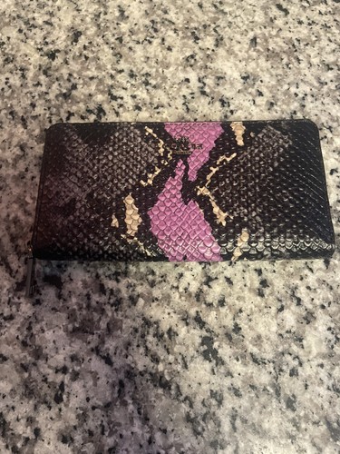 Portafoglio coach nero viola - nero, e