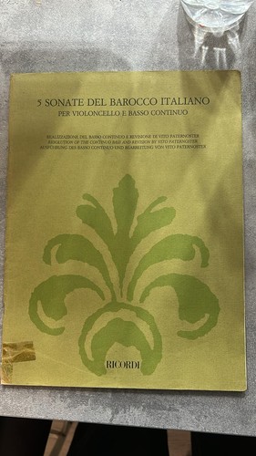 Spartito sonate del barocco - spartito,