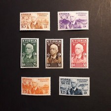 COLONIE ITALIANE ETIOPIA 1936/