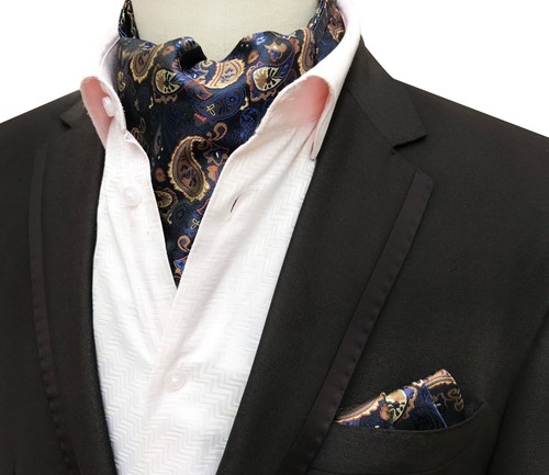 Cravatta uomo classica ascot - cravatta,