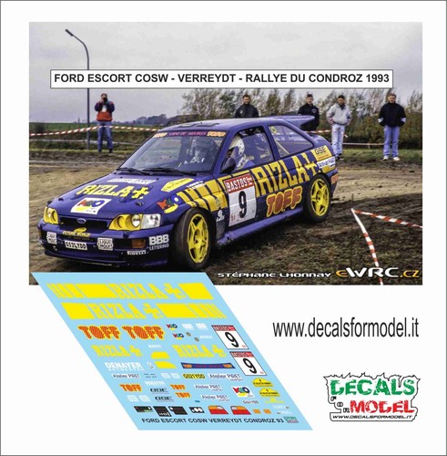 Decals ford escort - escort, a