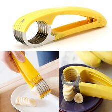 Affetta Banana Slicer 6 Lame Taglia Frutta Macedonia Decorazione Torte dfh