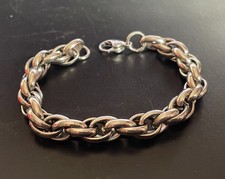Bracciale catena acciaio - bracciale,