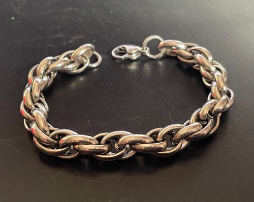 Bracciale catena acciaio - in,