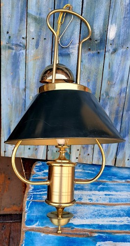 Lampadario vintage ottone - lampadario,