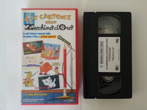 Vhs cartoni dello zecchino - vhs,