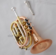 Tromba tascabile Bb ottone