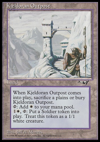 Mtg kjeldoran outpost - mtg,
