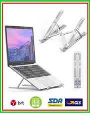 Supporto PC Portatile in Alluminio Antiscivolo Pieghevole Laptop Ventilazione