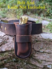Fodero coltello in pelle di