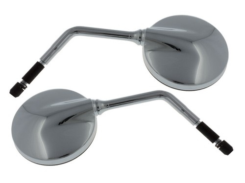 Coppia specchietti cromati