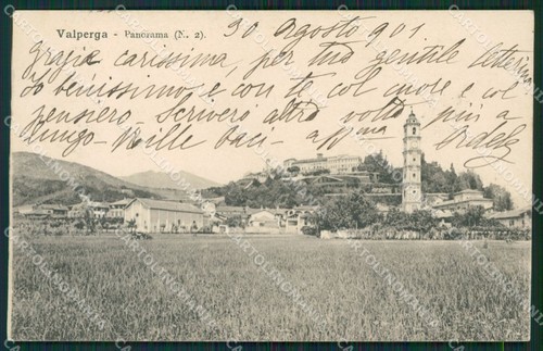 Torino valperga cartolina - valperga,