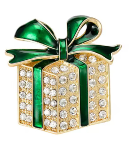 Spilla scatola regalo - , di