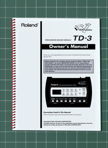 Roland manuale del - td-3,